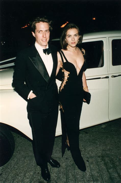 black versace dress elizabeth hurley